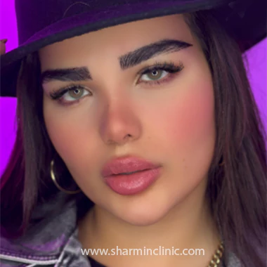 نمونه کار کاشت ابرو کلینیک شارمین