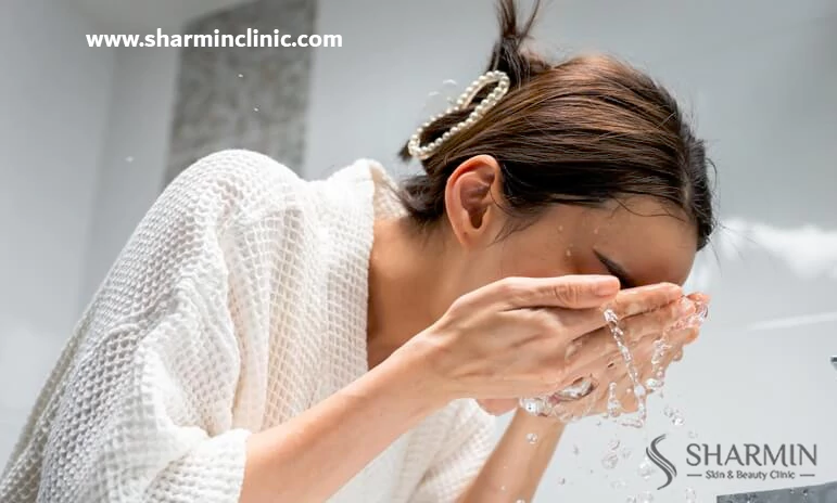عوارض شستن صورت بعد از تزریق ژل