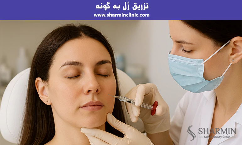 تزریق ژل به گونه